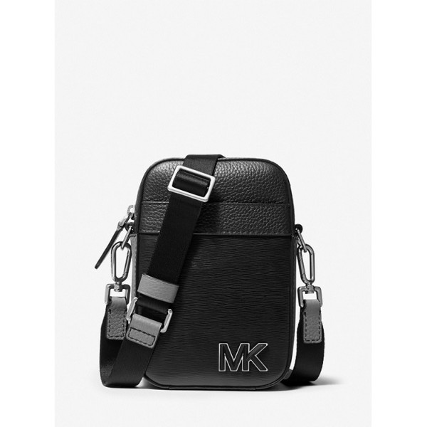 Hudson Color-Block Leather Smartphone Crossbody Bag