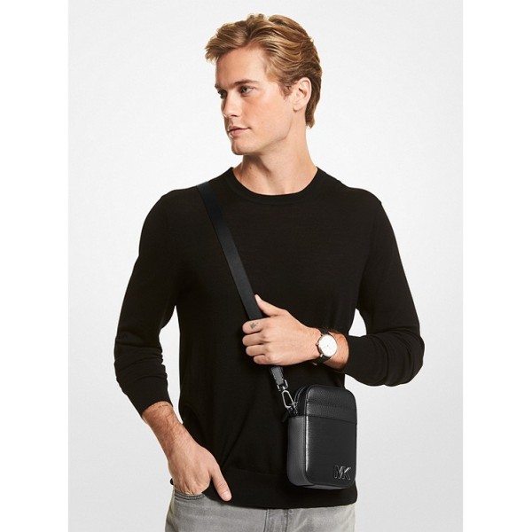 Hudson Color-Block Leather Smartphone Crossbody Bag