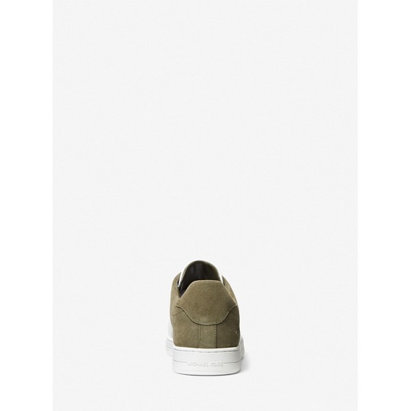 Caspian Two-Tone Leather and Suede Sneaker