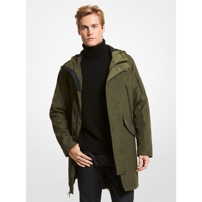 Water Resistant Hooded Parka