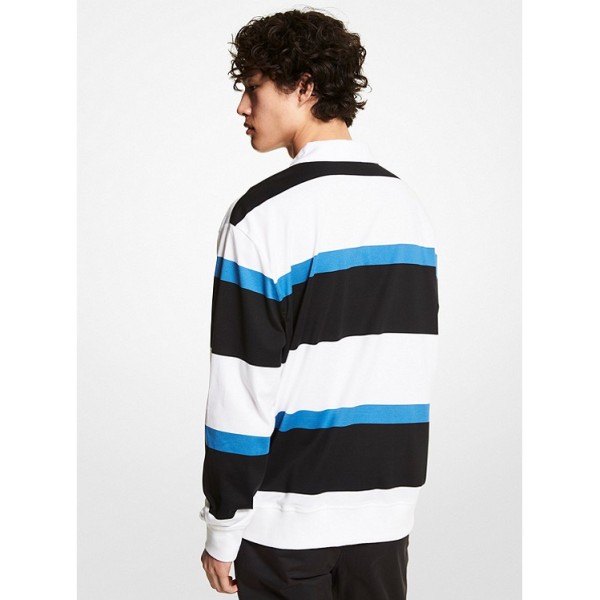 Striped Cotton Jersey Rugby Sweater