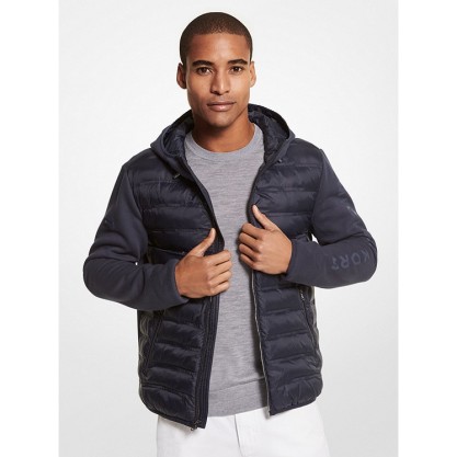 Camouflage Quilted Nylon Hooded Vest