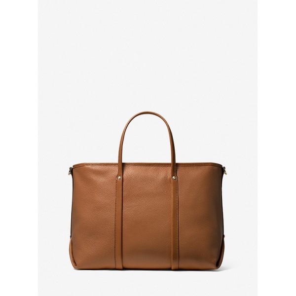 Beck Medium Pebbled Leather Tote Bag