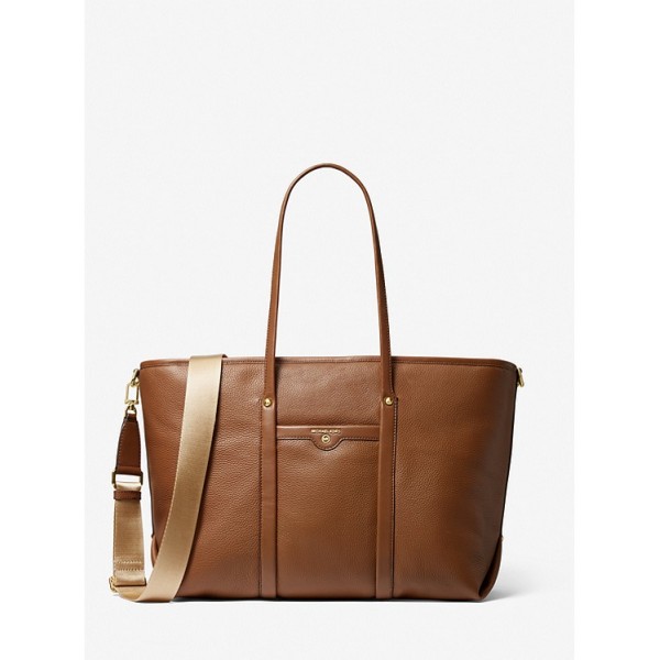 Beck Large Pebbled Leather Tote Bag