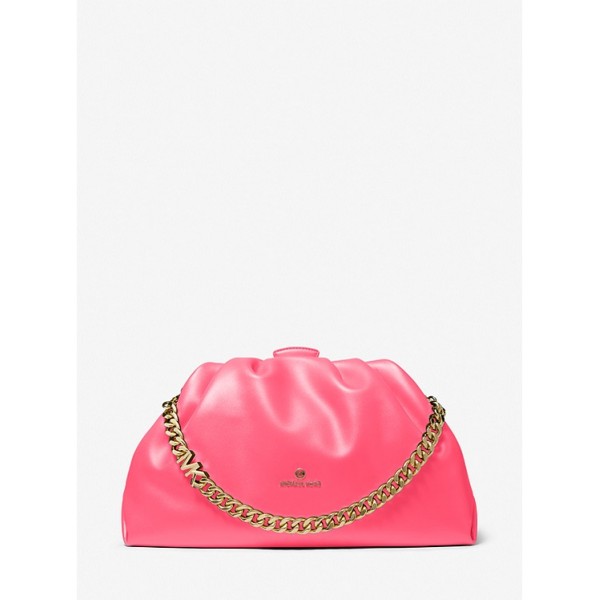 Nola Extra-Large Faux Leather Clutch