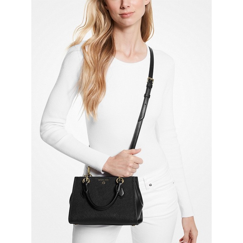 Marilyn Small Saffiano Leather Crossbody Bag
