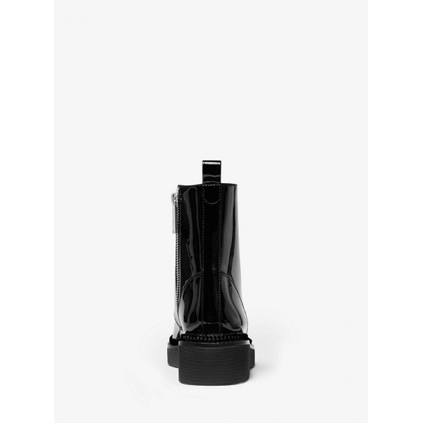 Haskell Patent Leather Combat Boot