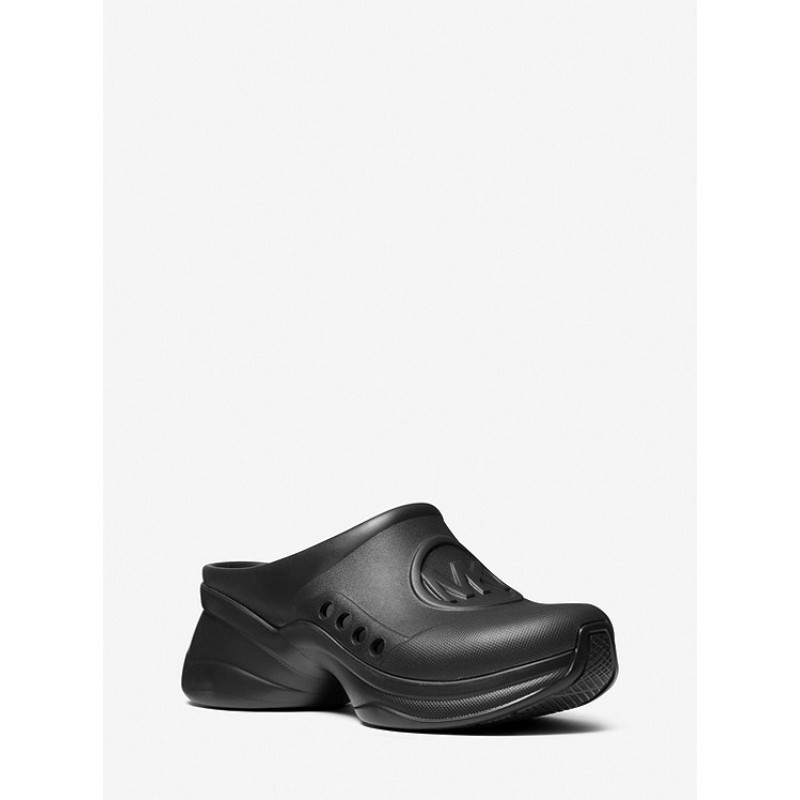 Wiley Logo Perforated Rubber Clog