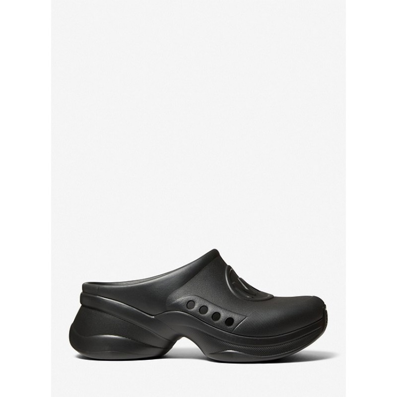 Wiley Logo Perforated Rubber Clog