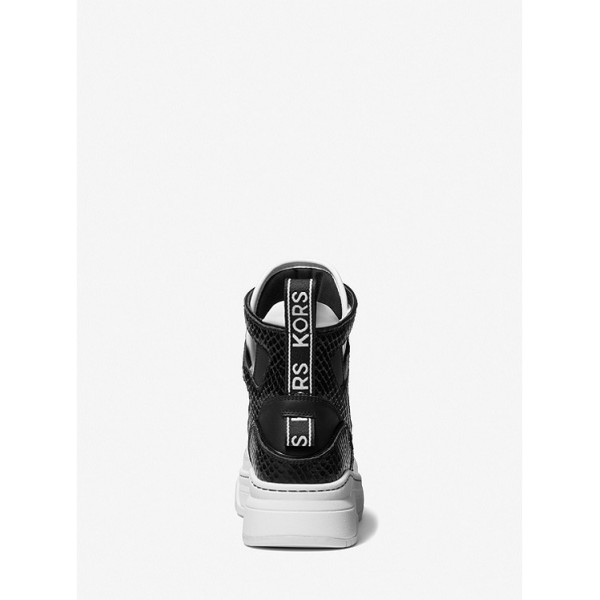 Matson Mixed-Media Logo Tape High-Top Sneaker