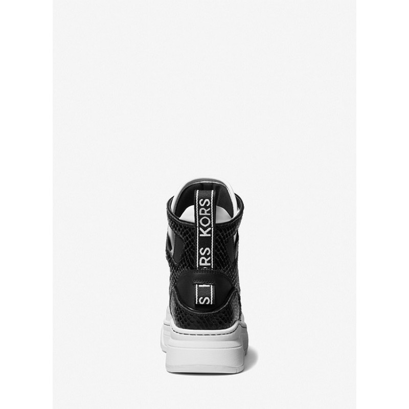 Matson Mixed-Media Logo Tape High-Top Sneaker