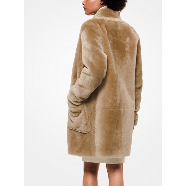 Shearling Cocoon Coat
