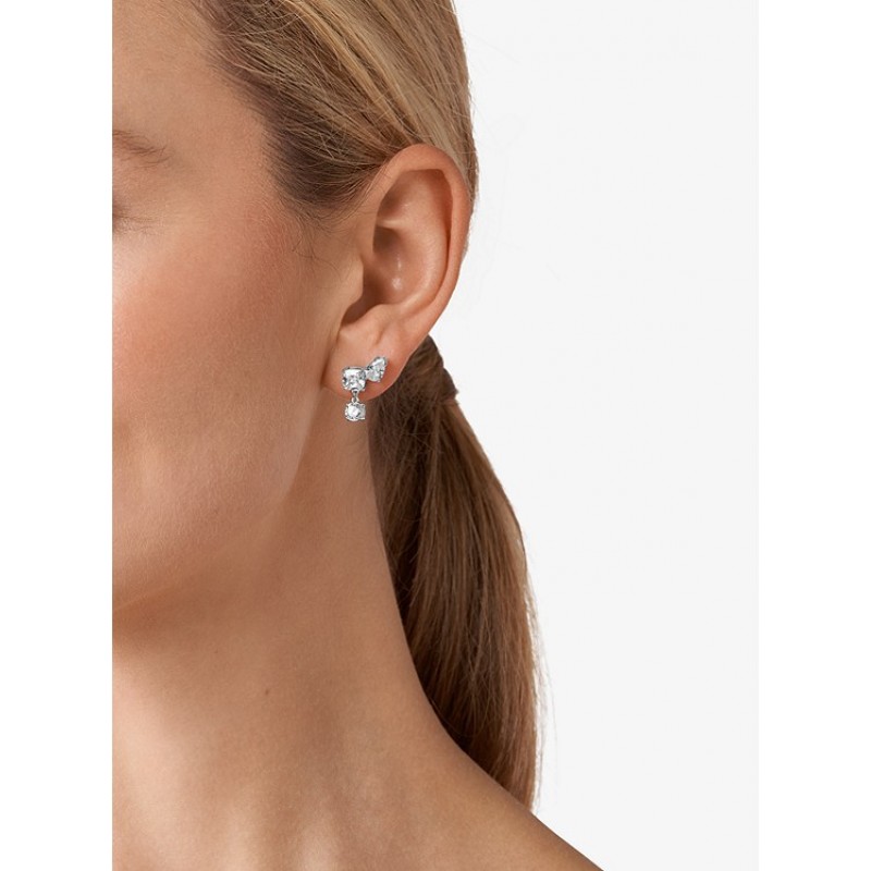 Sterling Silver Stone Drop Earrings