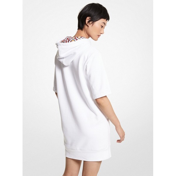 MMK X ellesse Logo Organic Cotton Blend Hoodie Dress