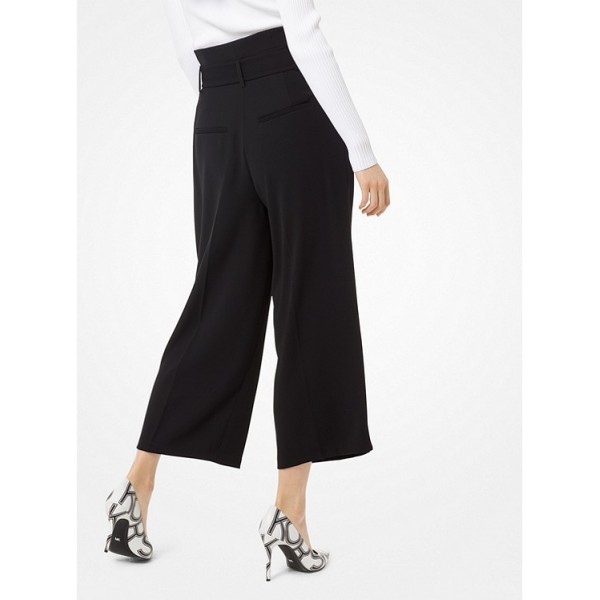 Belted Pleated Culottes